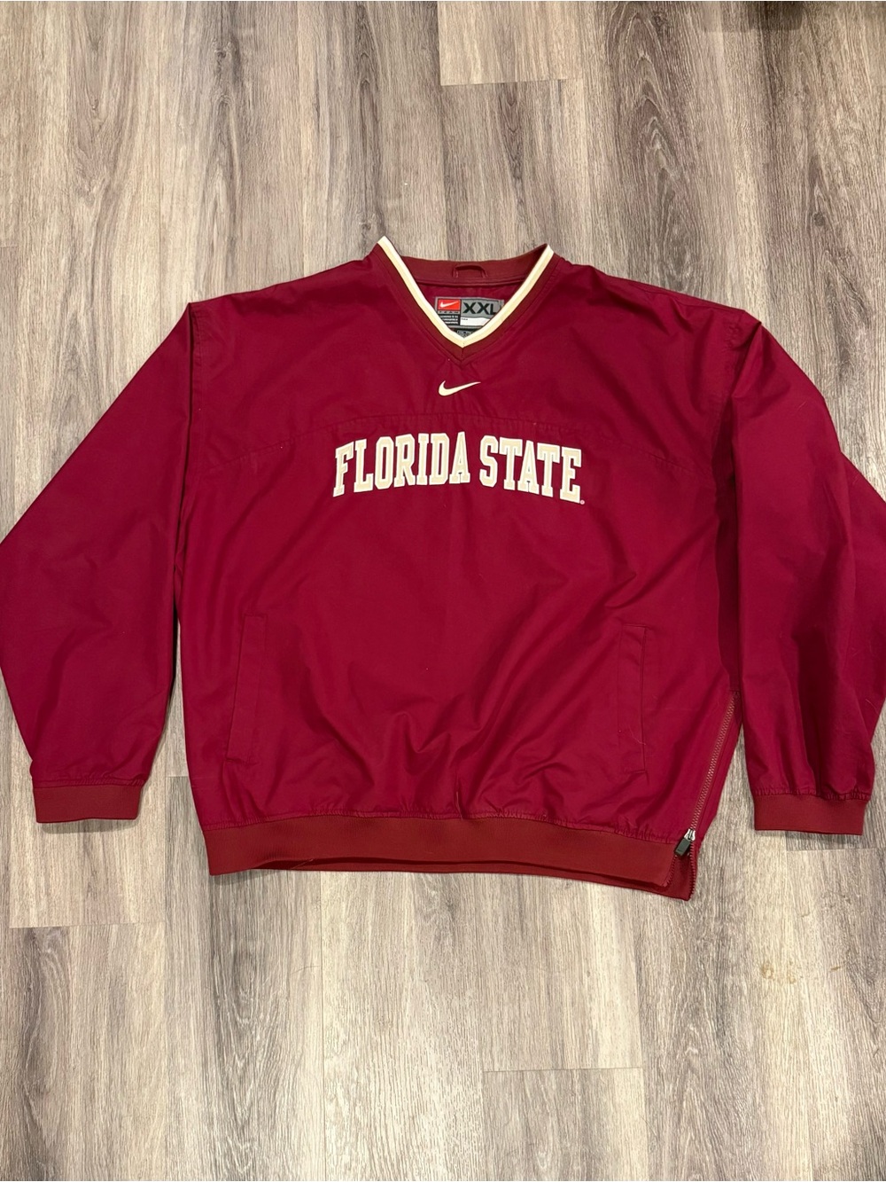 Nike Florida State Garnet Pullover with White/Gold